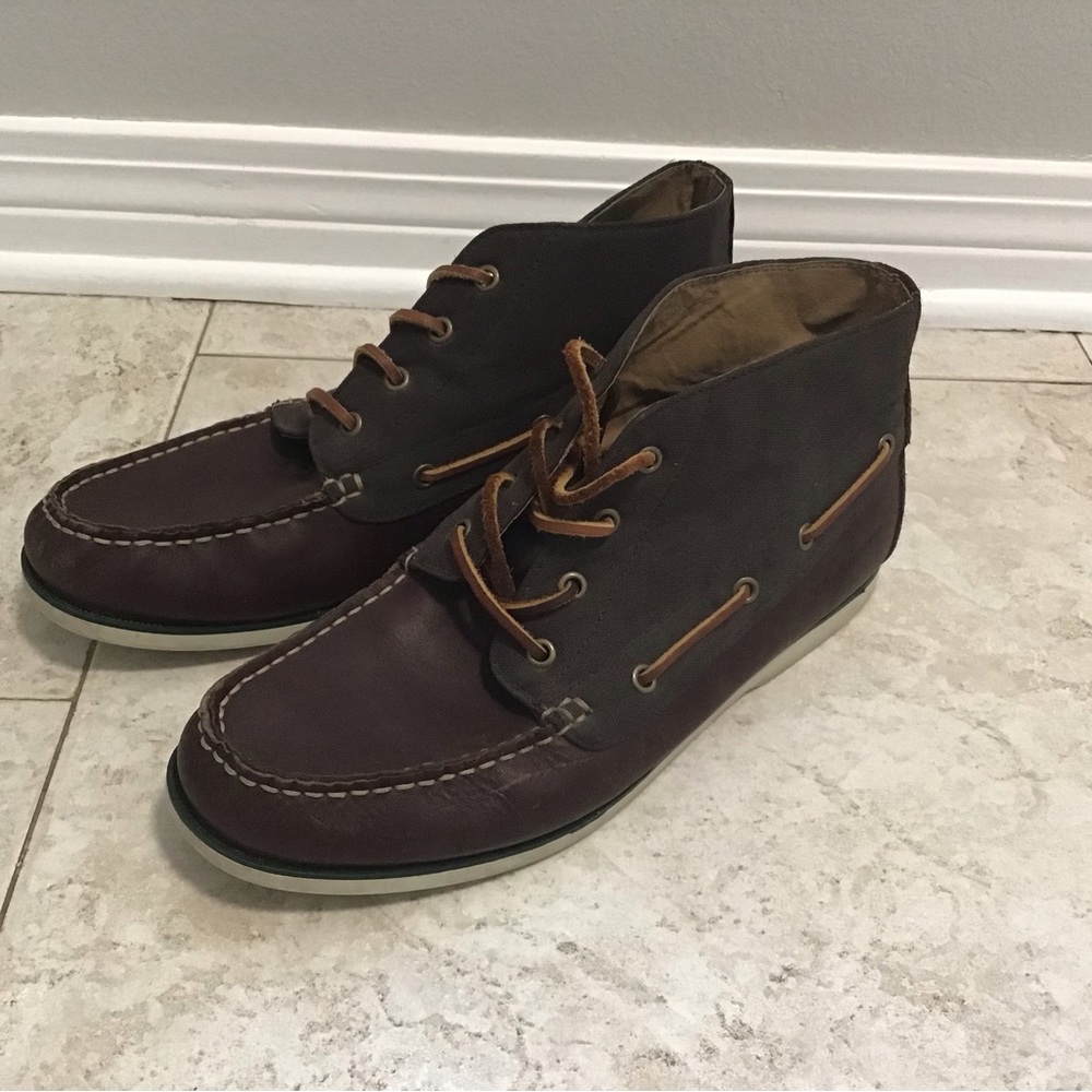 Eddie Bauer Leather Westbrook Chukka Camp Boots Sz 10.5
